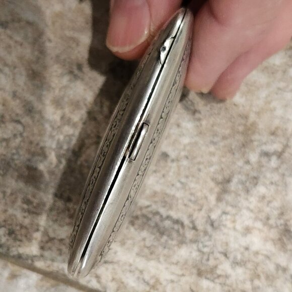 Antique Victorian Silver Engraved Wristlet
